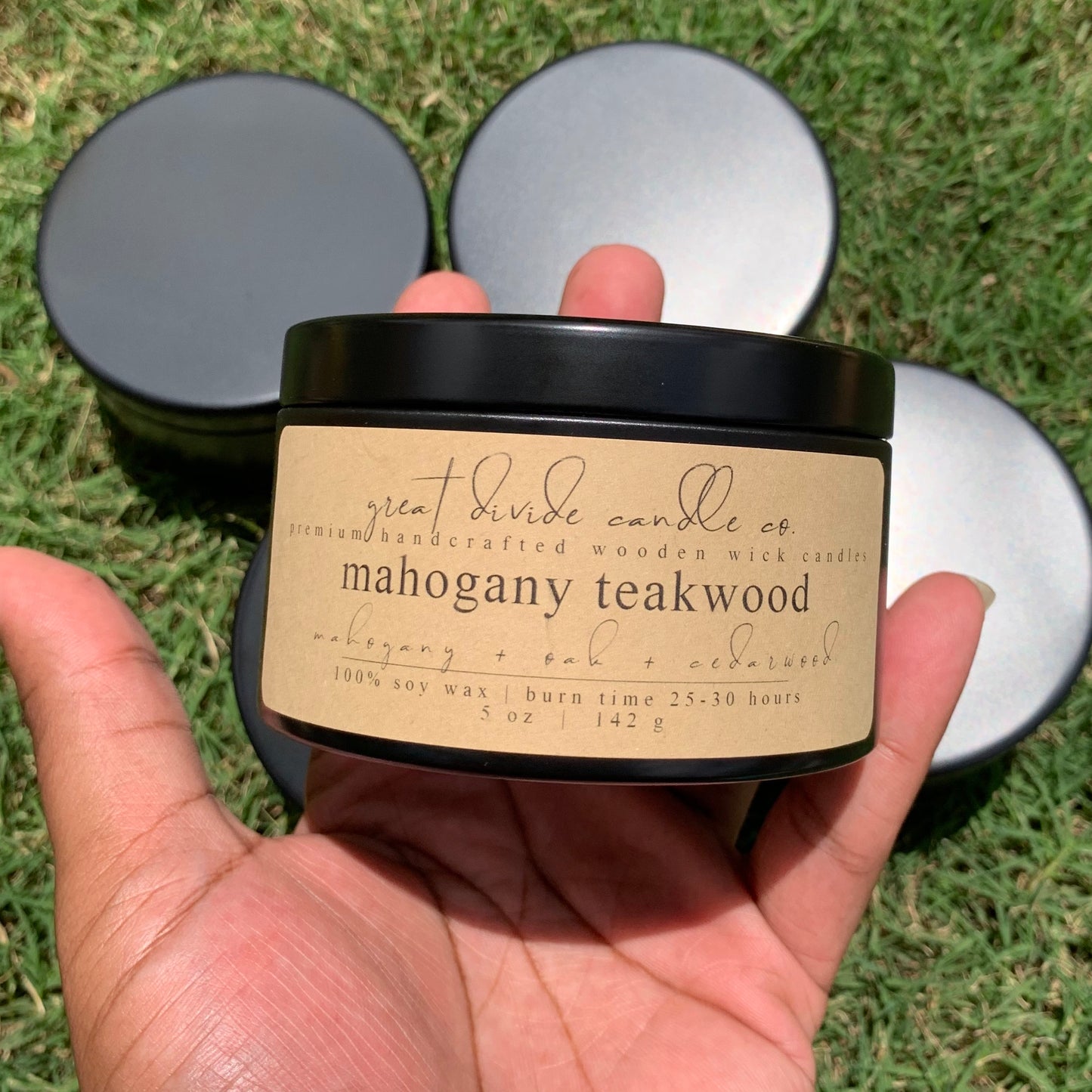 Mahogany Teakwood Wax Melt | Boozy Candle Co.